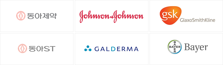 동아제약, 존슨즈, GSK, 동아ST, GALDERMA, Bayer